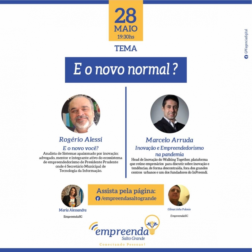 Live sobre o "novo normal" integra ecossistemas de Prudente, Assis e Salto Grande