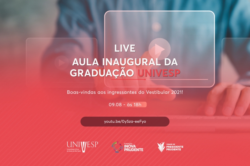 Univesp faz live de boas-vindas aos alunos