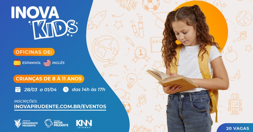 Nova turma do Inovakids oferecerá aulas de Inglês e Espanhol