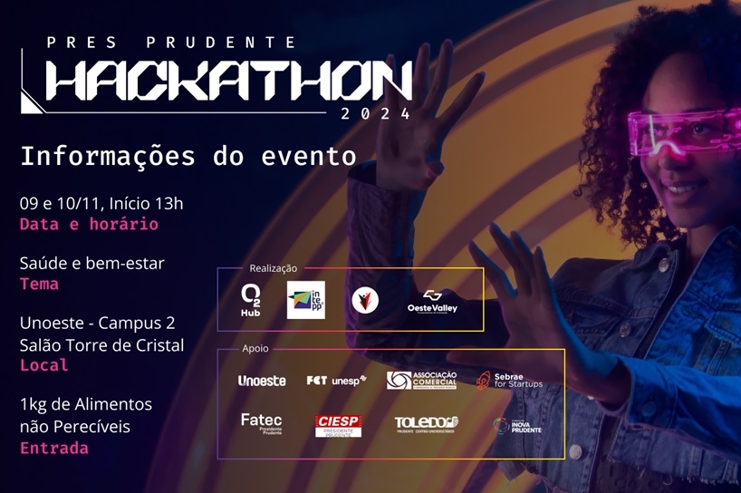 Inscrições para Hackathon Saúde e Bem-Estar estão abertas