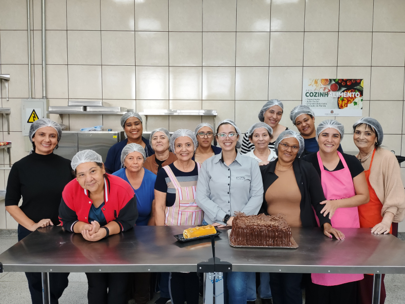 imagem Fundo Social conclui curso de Fabricação e Venda de Produtos de Confeitaria