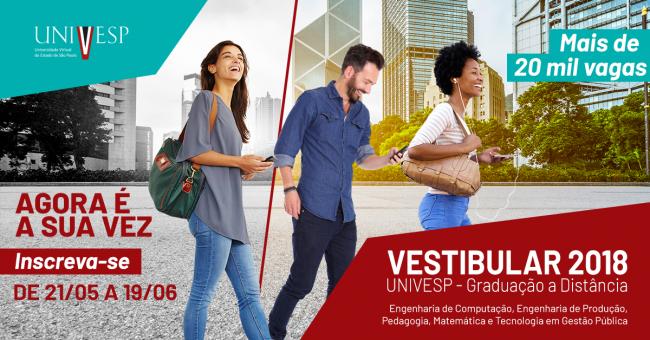 Inscrições para vestibular da Univesp seguem abertas até 19 de junho