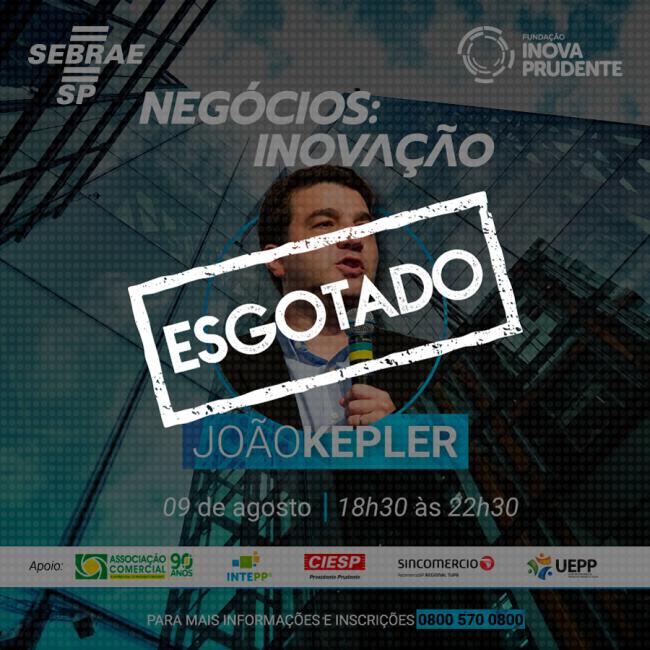 Palestra com especialista João Kepler é nesta quinta-feira na Inova Prudente