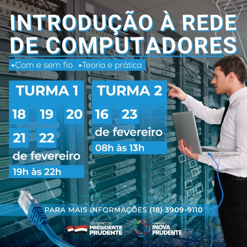 1ª edição do curso de Rede de Computadores em 2019