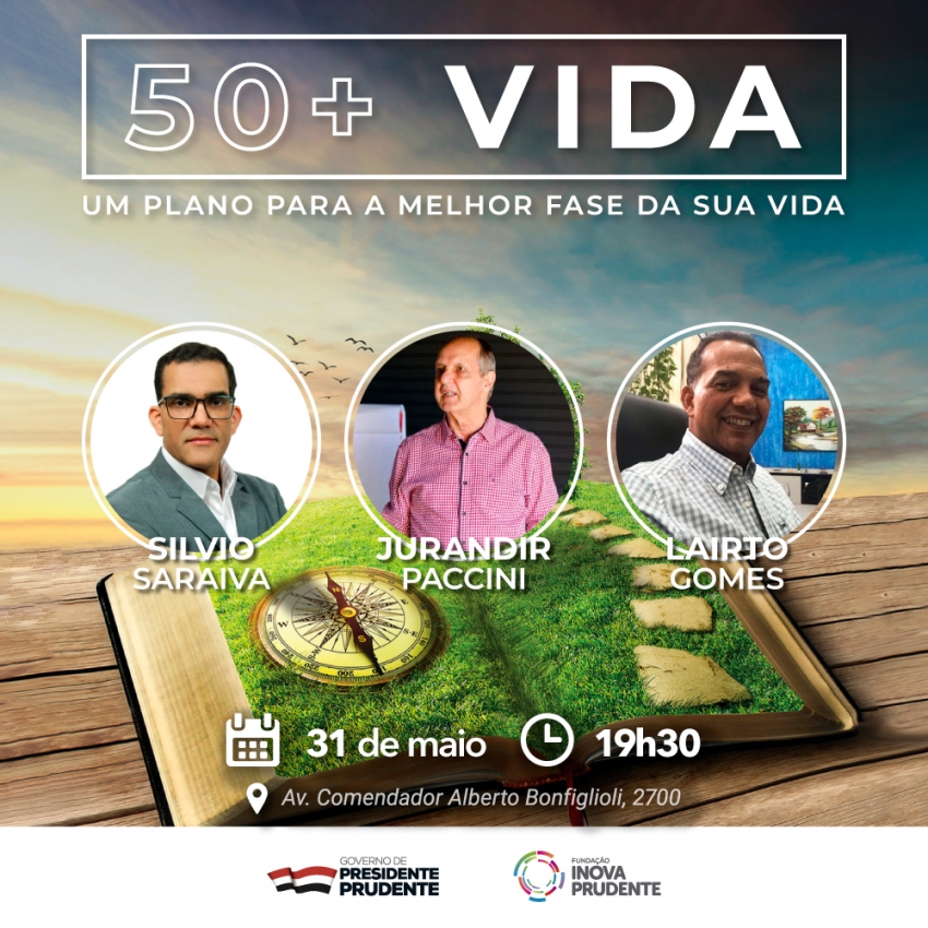 Palestra 50 + VIDA