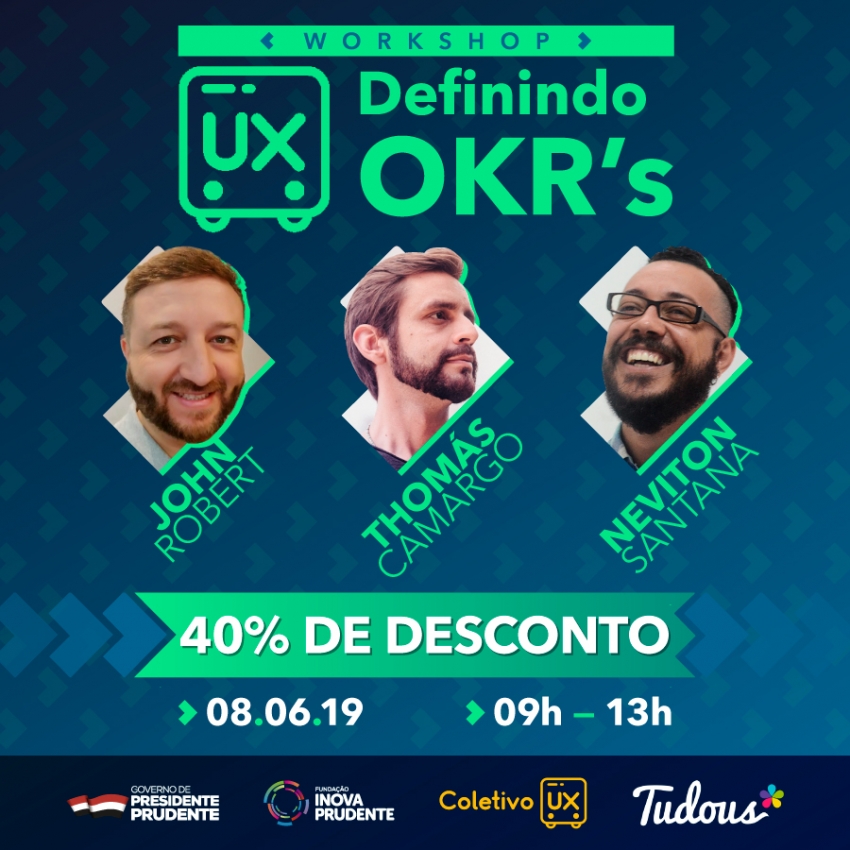 Inscrições abertas para Workshop sobre OKR