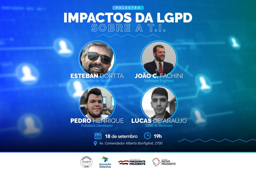 Encontro promoverá bate papo sobre os impactos da LGPD na T.I