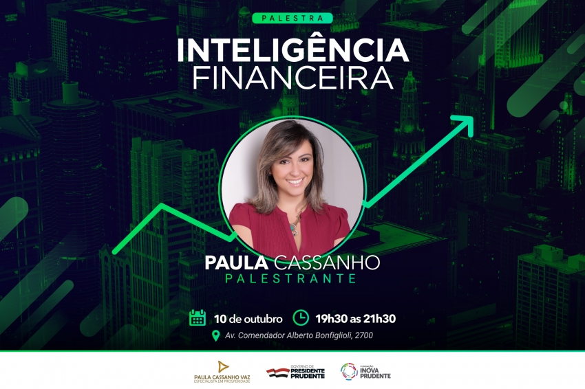 Palestra focará como organizar finanças de forma equilibrada e sensata