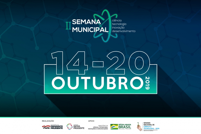 Vem aí a II Semana Municipal de Ciência, Tecnologia, Inovação e Desenvolvimento