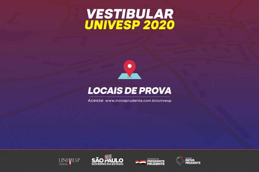 Local do  vestibular da Univesp já esta disponível