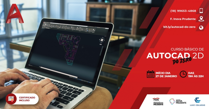 Inscrições abertas para curso de AutoCAD