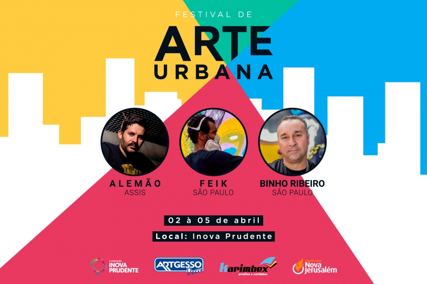 Inova Prudente sediará 1° Festival de Arte Urbana da cidade