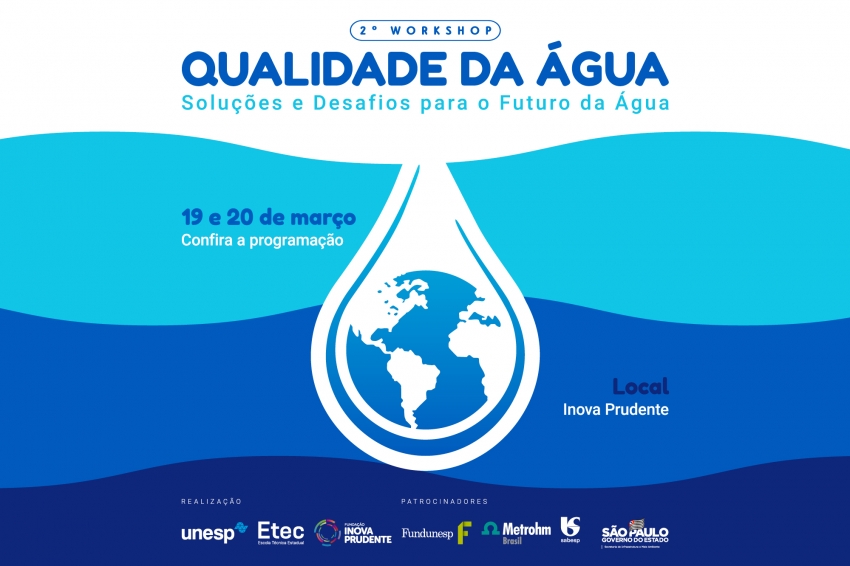 Inova sediará 2° workshop sobre qualidade da água