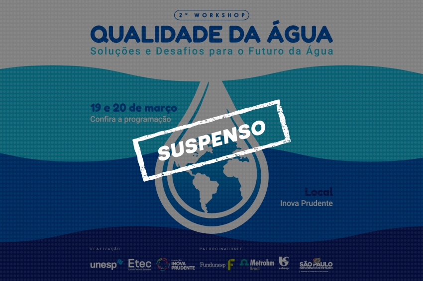 Workshop da Unesp está suspenso até nova data