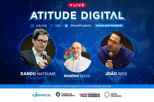 Atitude Digital: live explica como adquirir renda extra ministrando cursos on-line