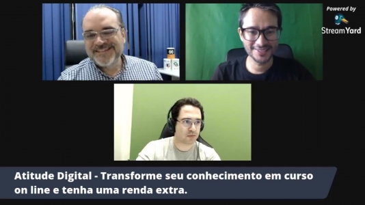 Através de live, participantes aprendem como obter renda extra ministrando cursos on-line