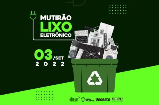 Mutirão do Lixo Eletrônico acontece neste sábado em Prudente
