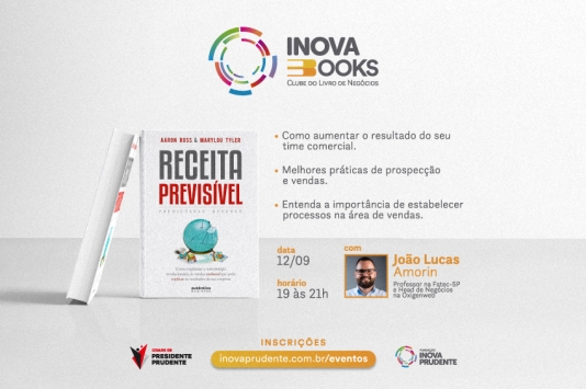 II InovaBooks acontecerá hoje no Coworking da Inova