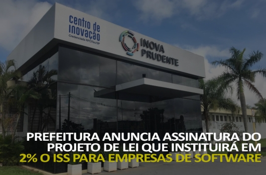 Prefeitura anuncia assinatura do Projeto de Lei que instituirá em 2% o ISS para empresas de software
