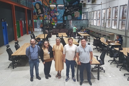 Comitiva de Pirapozinho/SP realiza visita técnica à Inova Prudente