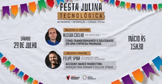 Inova oferece Festa Julina Tecnológica com presença de palestrante de renome nacional