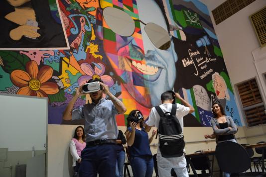 Inova realiza workshop de Realidade Virtual e Aumentada para alunos da Unoeste