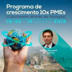 Inova Prudente promove a 1ª palestra de 2019 com conteúdo internacional 
