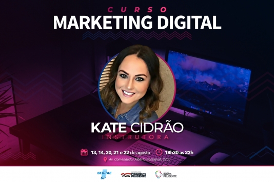 Inscrições abertas para curso de Marketing Digital