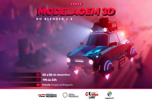 Curso de modelagem 3D pretende evoluir participantes da área de criação