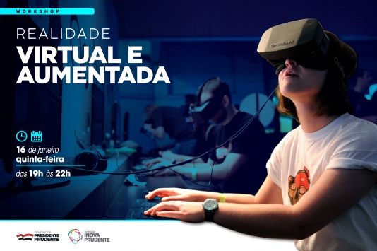 Inscrições abertas para Workshop de Realidade Virtual e Aumentada