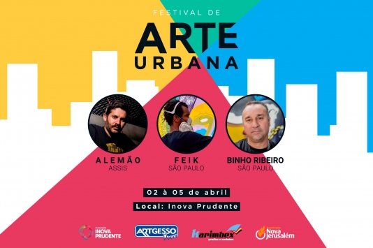 Inova Prudente sediará 1° Festival de Arte Urbana da cidade