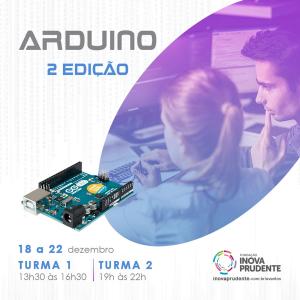 Inova oferece vagas para segunda turma do curso de introdução ao Arduino
