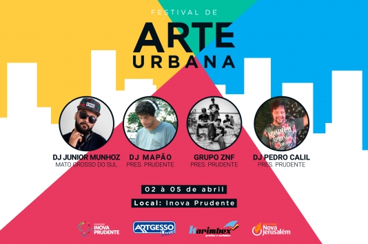 Primeiro festival de arte urbana trará inclusão e artistas renomados para Presidente Prudente