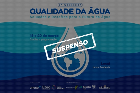 Workshop da Unesp está suspenso até nova data